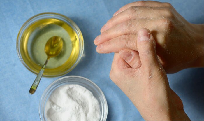 Exfoliate your hands