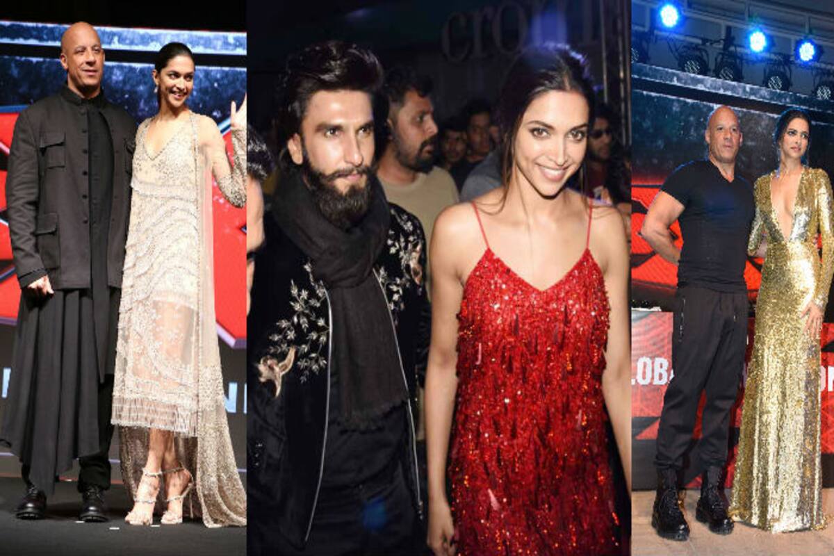 Deepika Padukone Xxx Com - Deepika Padukone, Ranveer Singh, Vin Diesel at the xXx: Return Of Xander  Cage premiere in Mumbai make it a sparkling affair to remember! | India.com