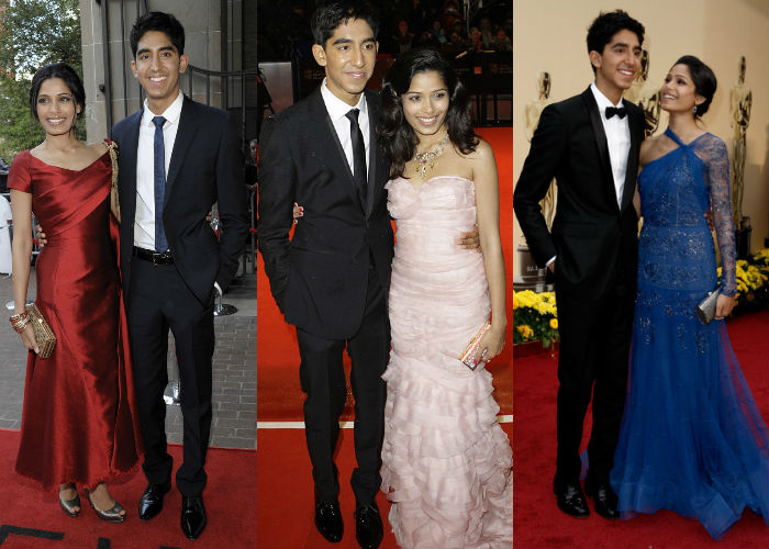 Dev Patel with Freida Pinto