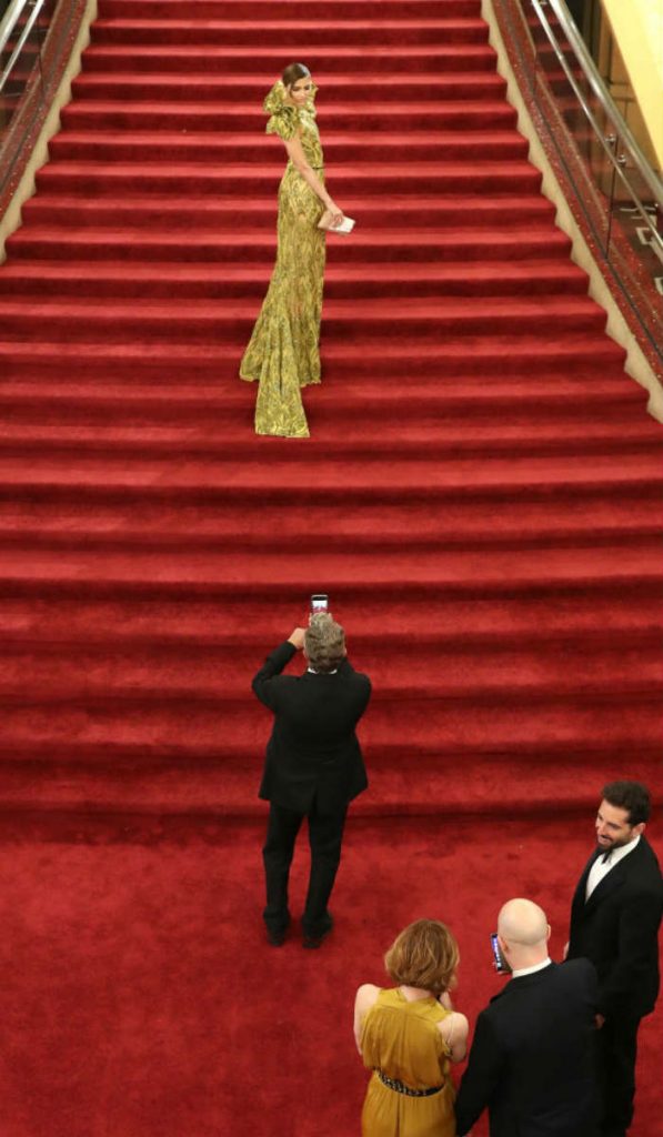 Oops! Actress Blanca Blanco suffers wardrobe malfunction at the Academy Awards 2017!