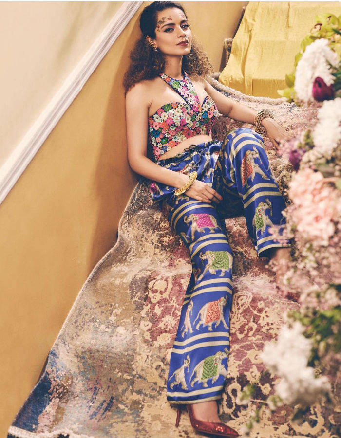 Kangana Ranaut as the bride on Bazaar Bride