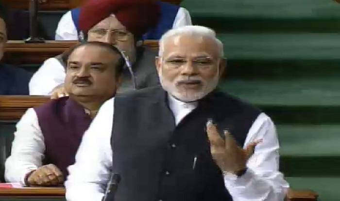 PM Narendra Modi tears into Congress in Lok Sabha, talks earthquake ...