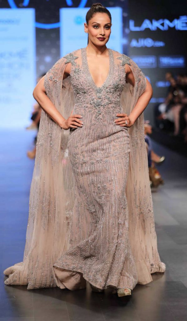 Bipasha Basu flaunts her baby bump in a bold metallic gown; the photoshoot  will remind you of Rihanna's maternity shoot