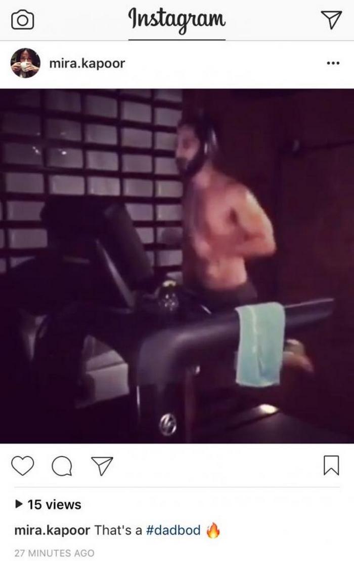 Shahid Kapoor photo by Mira Rajput
