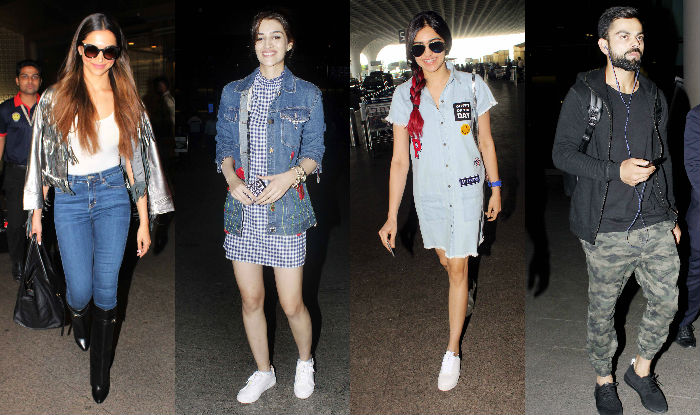 Aliya Bhat Xxxx - Celeb Airport Style This Week: Deepika Padukone, Kriti Sanon, Alia Bhatt,  Hrithik Roshan & Virat Kohli are fab! | India.com