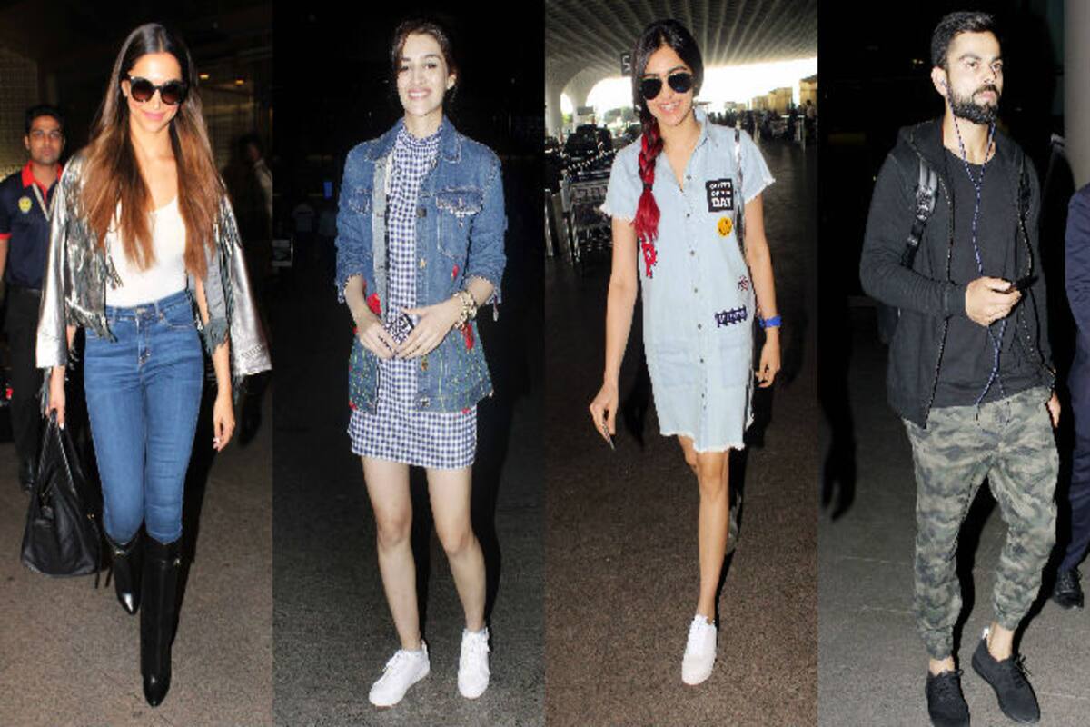 Kriti Kriti Sanon Xx - Celeb Airport Style This Week: Deepika Padukone, Kriti Sanon, Alia Bhatt,  Hrithik Roshan & Virat Kohli are fab! | India.com
