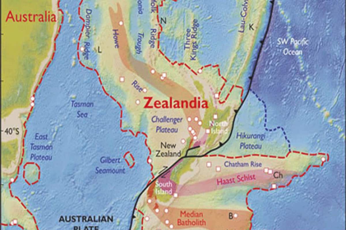 Zealandia Is Earth S Eighth New Continent Scientists Discover 5million Square Kilometer Landmass East Of Australia India Com