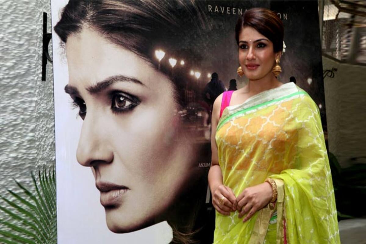 1200px x 800px - Maatr actress Raveena Tandon looks pleasant and summery in a lime green  saree! View Pics! | India.com