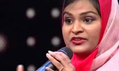 Mangalore Muslim Sex Video - Muslim girl trolled online for singing Hindu devotional song in reality  show | India.com