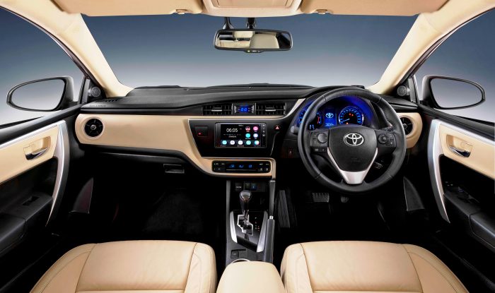 2017 Toyota Corolla Altis Facelift dashboard