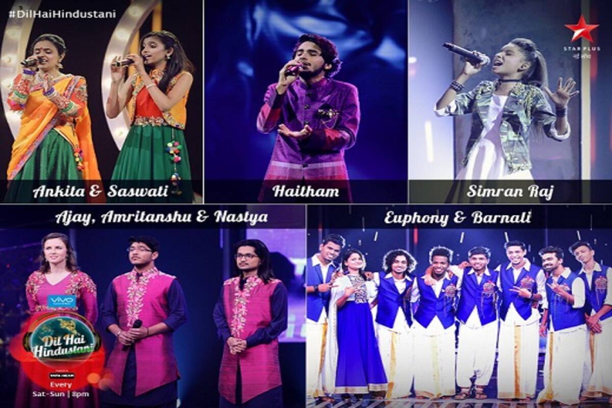 Dil Hai Hindustani 26th March 2017 episode review: Top 5 contestants  Euphony & Barnali, Ankita & Saswati, Ajay Amritanshu & Nastya,Simraj Raj  and Haitham give their best performance on the second last episode of the  show 