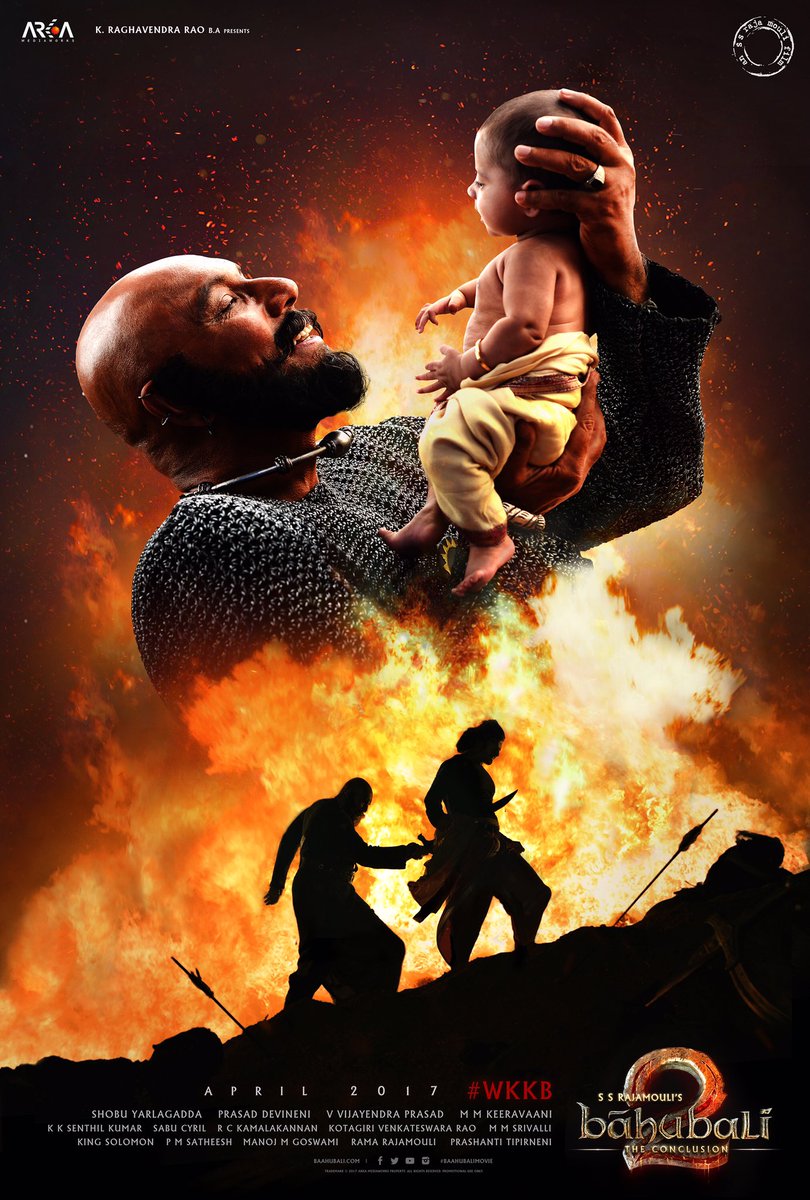 SS Rajamouli Shares The New Poster Of Baahubali 2 With A Powerful ...