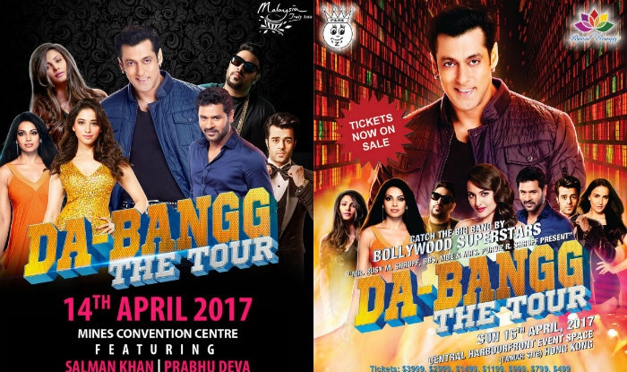 Salman Khan Announces Da Bangg Tour With Sonakshi Sinha Bipasha Basu Prabhudeva And More Read