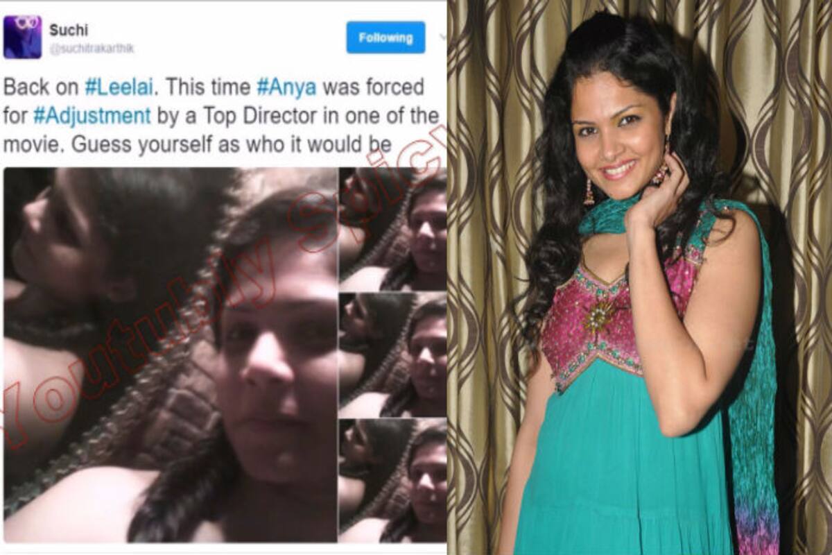 Beti Sleeping During Father Sex - Suchitra Karthik leaks nude pictures of actress Anuya Bhagvath on Twitter!  Real or Fake? | India.com