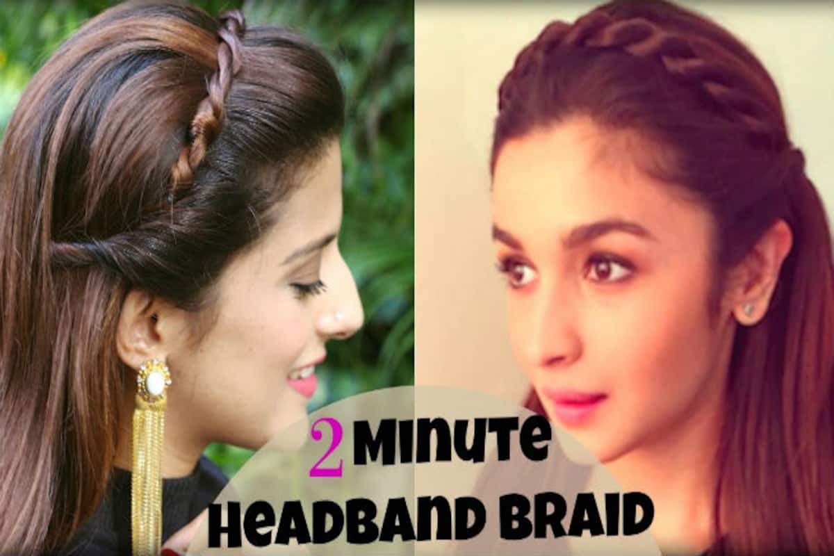 Step-by-step guide to Alia Bhatt's amazing headband braid hairdo 