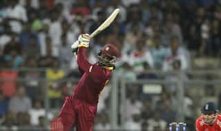 England vs West Indies, 5th ODI: Chris Gayle Destroys Jake Ball with Four Successive Sixes