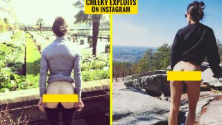 Cheeky Exploits ADULTS ONLY: Pictures of people removing pants and showing off bare butts in tourist spots go viral! Cheeky Exploits ADULTS ONLY: Pictures of people removing pants and showing off bare butts in tourist spots go viral!