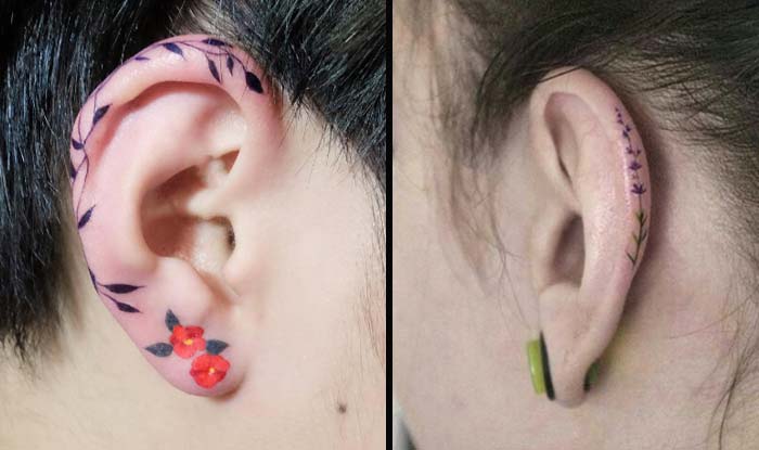 58 Creative Ear Tattoos That Would Make Mike Tyson Hungry | Bored Panda