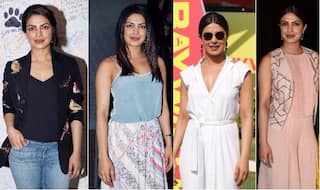 Priyanka Chopra on a repeat mode of DRESS, PARTY, SLAY in India with 4 snazzy looks! View Pictures