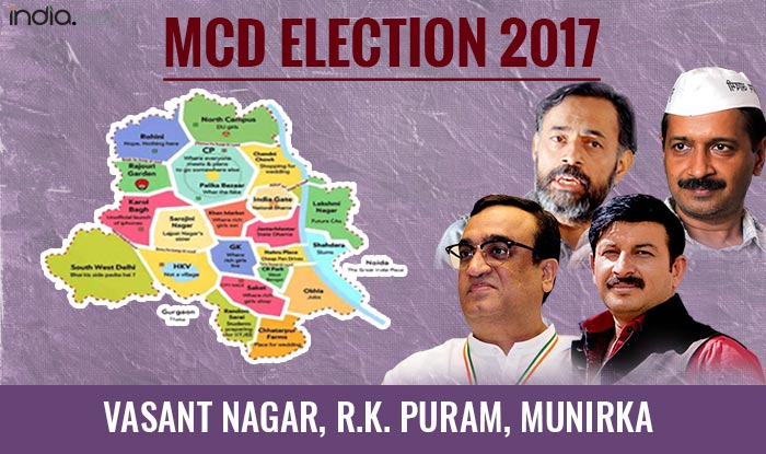 MCD election results 2017: BJP wins Vasant Vihar, RK Puram and Munirka ...