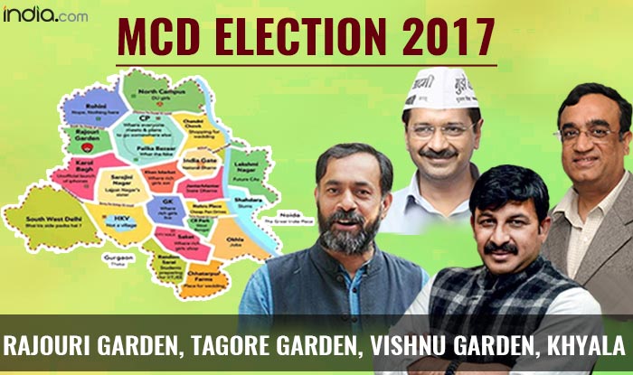 MCD Election results 2017: BJP wins Rajouri Garden, Tagore Garden, Vishnu Garden and Khyala ward