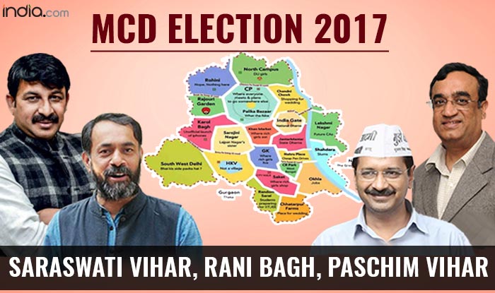 MCD Election Results 2017: BJP wins Saraswati Vihar, Rani Bagh and ...