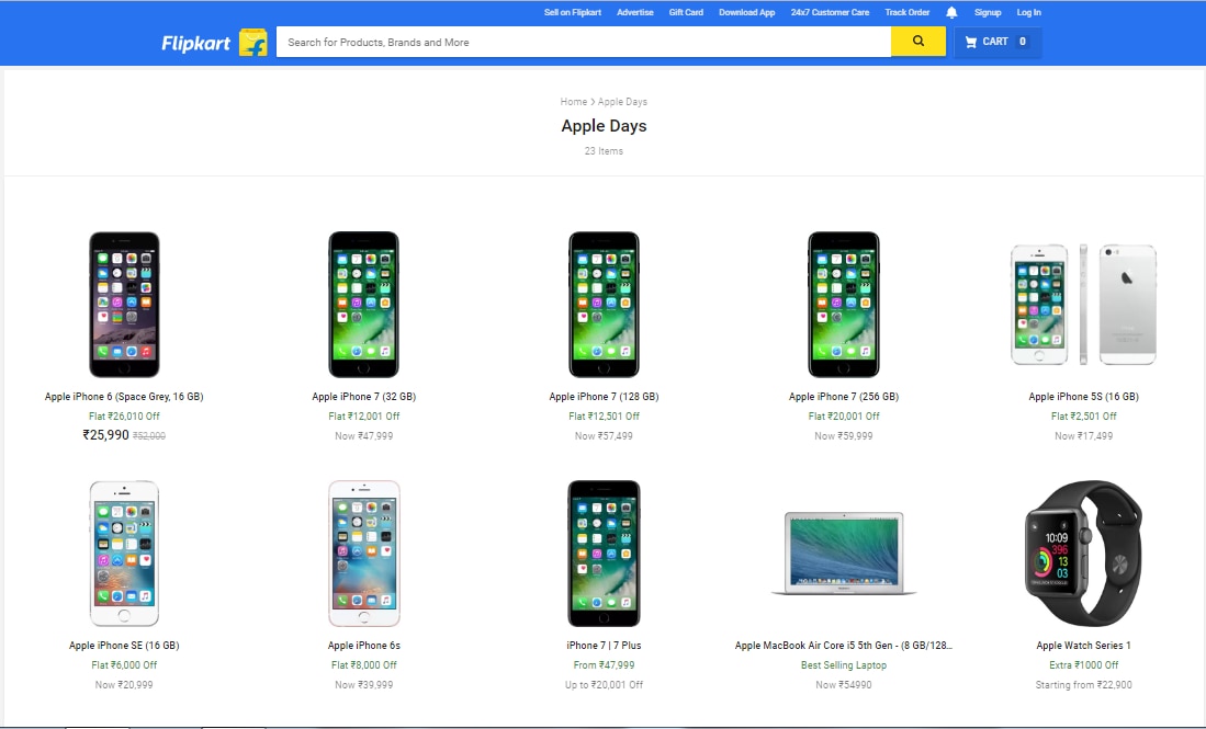 Flipkart Apple Days sale