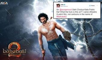 Bahubali 2 Movie Review by Kamaal R Khan: KRK finds Baahubali 2: The Conclusion's Story & Direction like a cartoon film! Bahubali 2 Movie Review by Kamaal R Khan: KRK finds Baahubali 2: The Conclusion's Story & Direction like a cartoon film!