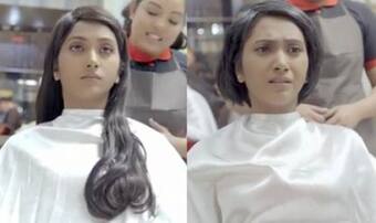 This woman cuts her beautiful long hair for a reason so disturbing you'll  cry! (Watch Video) 