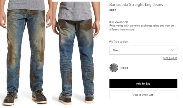 latest jeans price