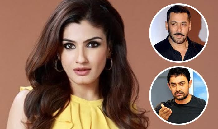 Aamir Xxx - Did Raveena Tandon take a sly dig at Salman Khan and Aamir Khan romancing  younger actresses? Watch EXCLUSIVE interview | India.com