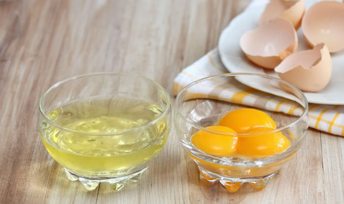 Egg white mask will help to tighten your skin
