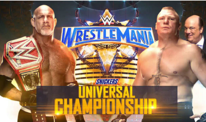 WWE WrestleMania 33 Results and Highlights Brock Lesnar defeats Goldberg to clinch WWE Universal Championship, The Undertaker loses to Roman Reigns India