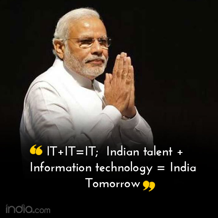 3 years of Narendra Modi Government Top 34 quotes of Prime Minister