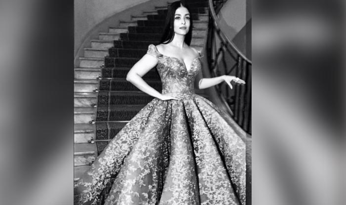 Aishwarya Rai Bachchan in her day 1 red carpet gown looks like a character right out of a Jane Austen novel