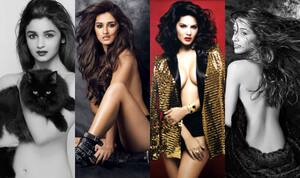 Shraddha Kapoor And Sunny Leone Sexies Hot - Alia Bhatt-Disha Patani go topless, Shraddha Kapoor-Sunny Leone pose  semi-nude: 8 Hottest Calendar Girls of Dabboo Ratnani! | India.com
