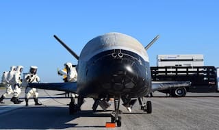 X-37B space plane returns to earth after completing 718 days on a 'secret mission'