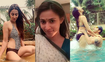 400px x 237px - Rishina Kandhari dons black bikini to chill in pool with husband! Diya Aur  Baati Hum actress' hot picture turns viral | India.com