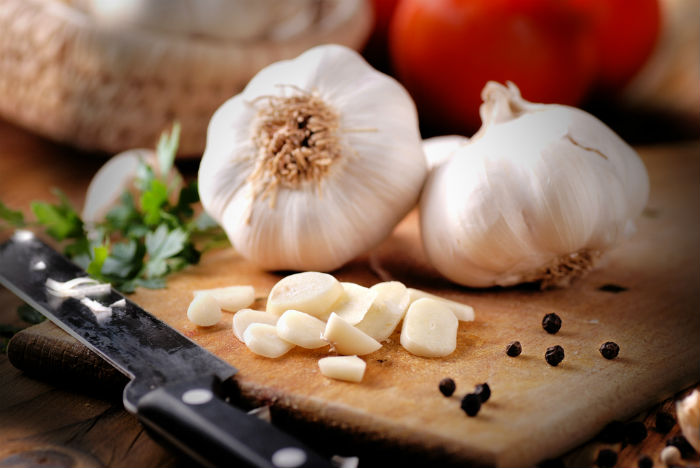 Garlic slices