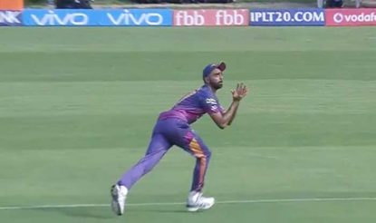जयदेव उनादकट ने राहुल तेवतिया का एक यादगार कैच पकड़ा (bcci)