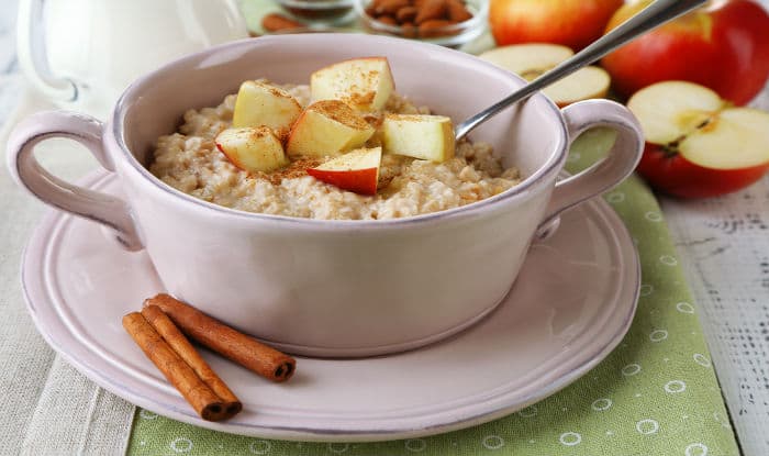 Oatmeal in breakfast