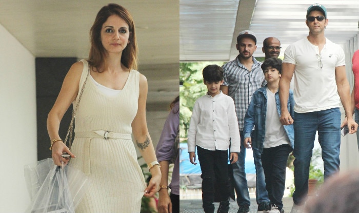 Photos Hrithik Roshan With Sons Hrehaan And Hridhaan Go On Lunch Date With Sussanne Khan