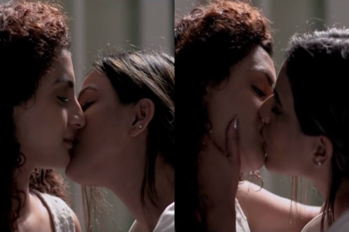 Karishma Sharma Lesbian Love Making Sex - Nia Sharma and Isha Sharma's hot kiss in Twisted will give you the feels! |  India.com