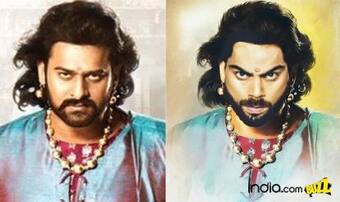 Virat Kohli as Bahubali 2 movie star Prabhas! Indian Cricket Captain looks regal in this Baahubali avatar sketch Virat Kohli as Bahubali 2 movie star Prabhas! Indian Cricket Captain looks regal in this Baahubali avatar sketch