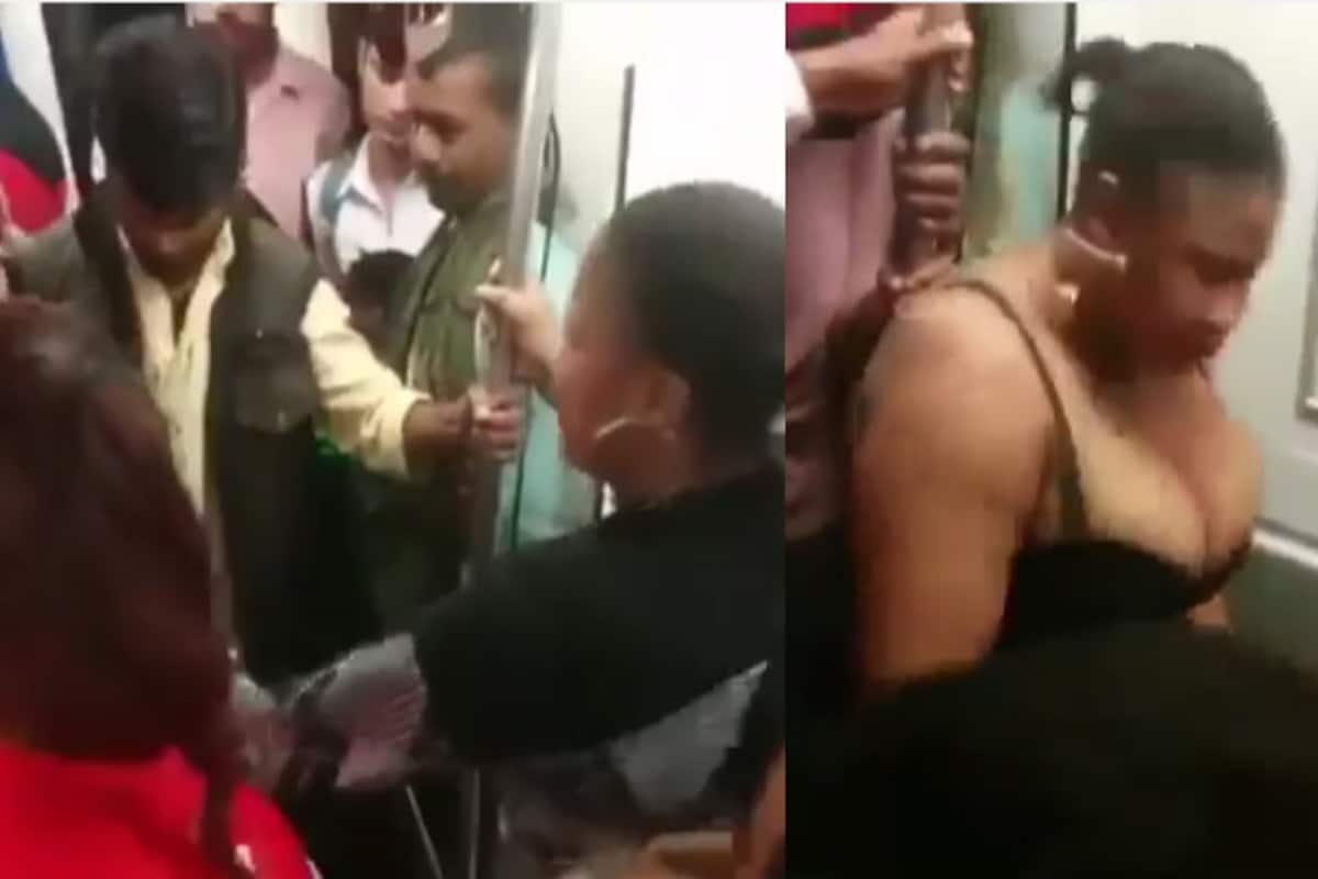 African woman strips in Delhi Metro after travellers abuse the foreign  nationals! Watch video of the protest! | India.com