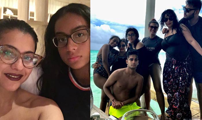 Kajol and daughter Nysa are twinning in bikinis See their Photos