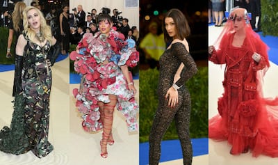 The wildest outfits by the designer who made Rihanna's see-through dress