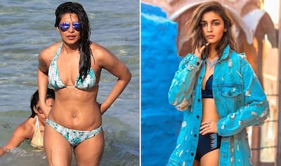 Alia Hot Xxx - You just cannot miss Alia Bhatt's reaction on Priyanka Chopra's bikini  pictures(Watch video) | India.com