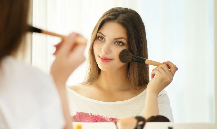 Add a pop of color to your lips and cheeks