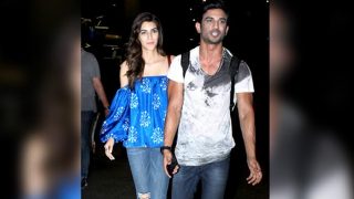 Raabta pair Sushant Singh Rajput and Kriti Sanon try hard to hide their crackling chemistry at the airport (see pictures) Raabta pair Sushant Singh Rajput and Kriti Sanon try hard to hide their crackling chemistry at the airport (see pictures)
